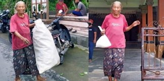 Para combater a fome em Bali, homem oferece alimentos em troca de lixo plástico