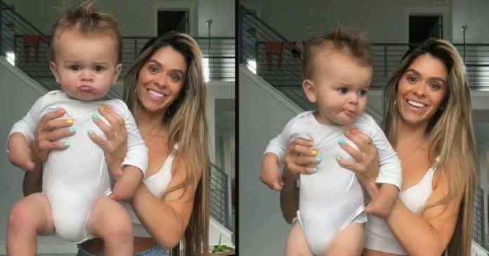 Internautas se chocam com tamanho de bebê e mãe esclarece: “Não é edição, esse é o tamanho dele!”