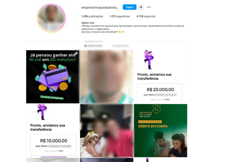 psicologiasdobrasil.com.br - Vítima de falso agiota no Instagram diz ter caído em golpe quatro vezes