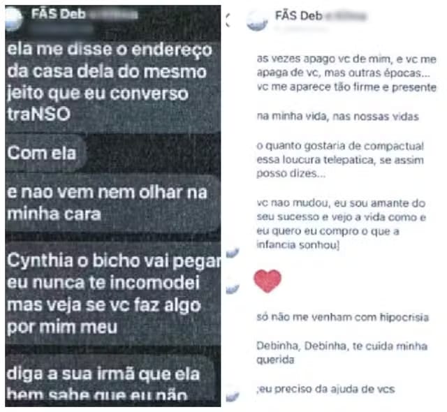 psicologiasdobrasil.com.br - As mensagens perturbadoras enviadas a Débora Falabella por mulher que a persegue há 10 anos