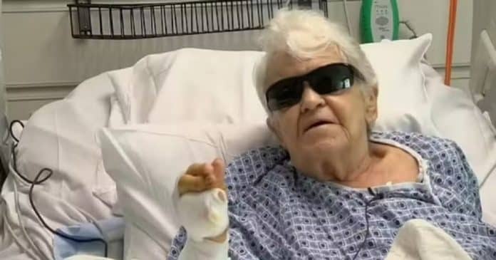 Senhora de 84 anos é mordida por jacaré e se salva após socar o animal